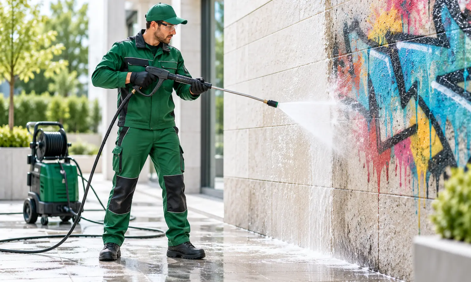 Rimozione scritte vandaliche