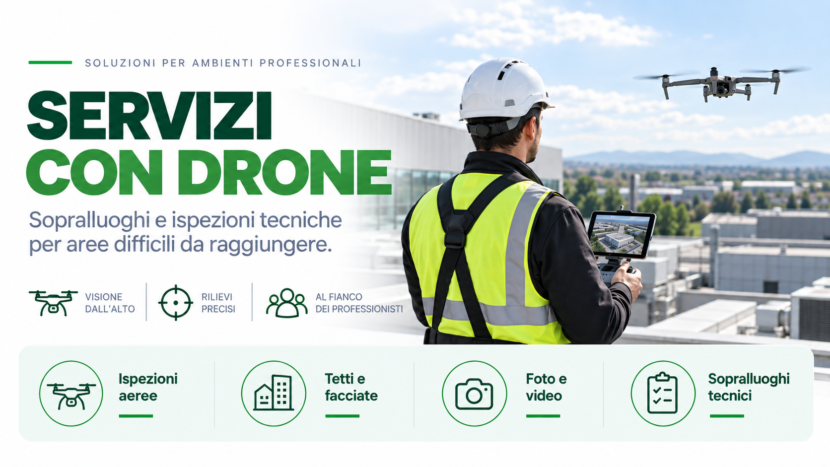 SOPRALLUOGO AEREO CON DRONE