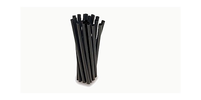 CANNUCCE NERE RIUTILIZZABILI 7X21 CM