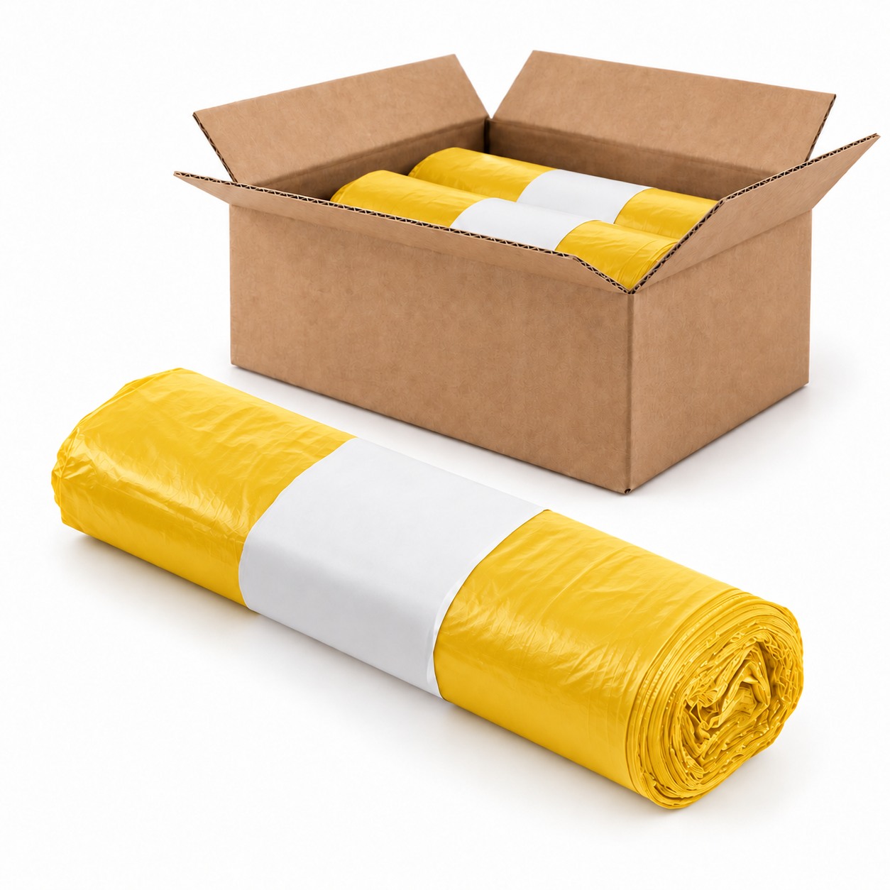 SACCO GIALLO ROTOLO 70x110