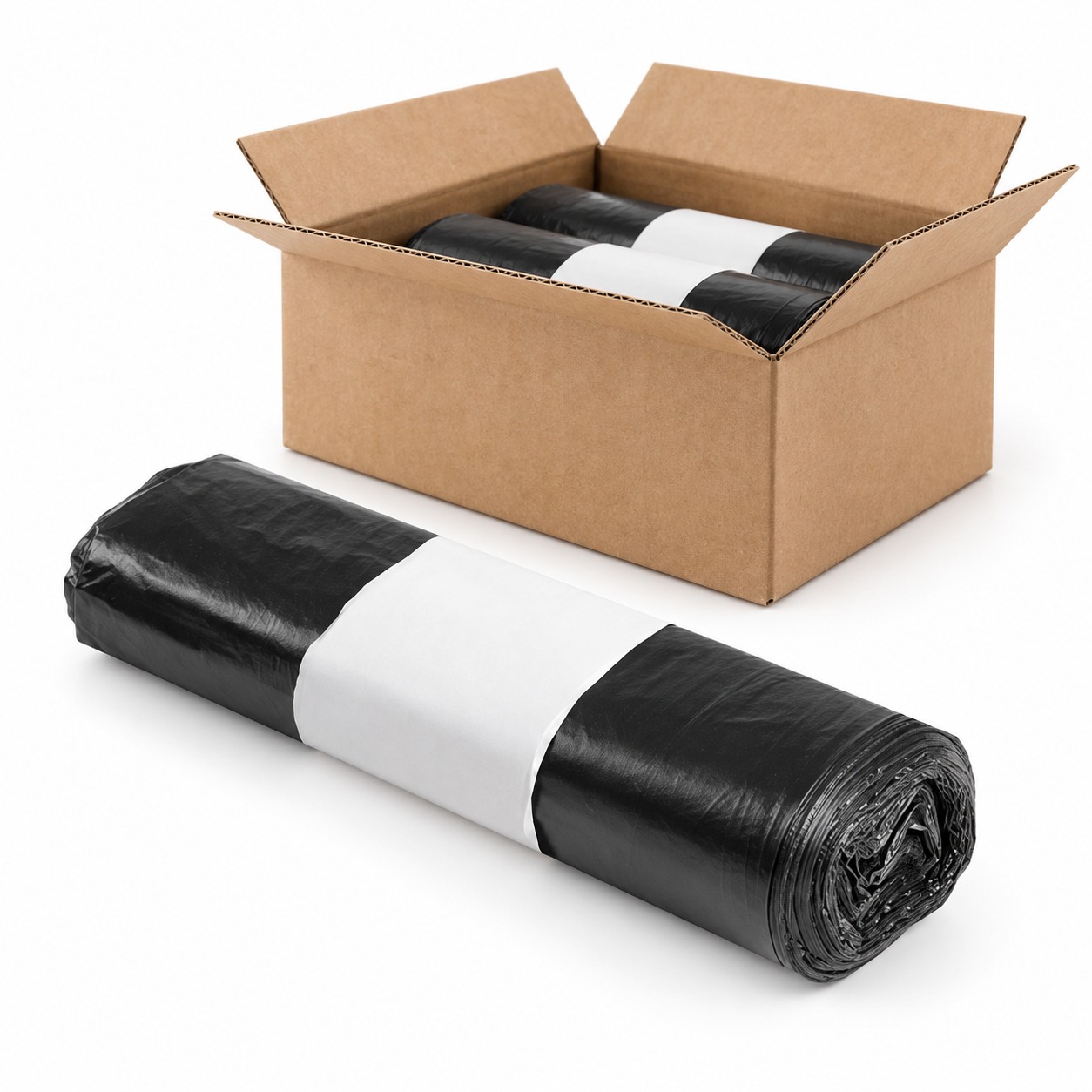 SACCO NERO ROTOLO 50x60